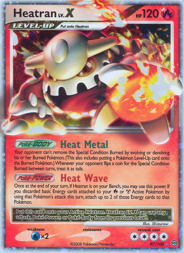 Heatran LV.X card