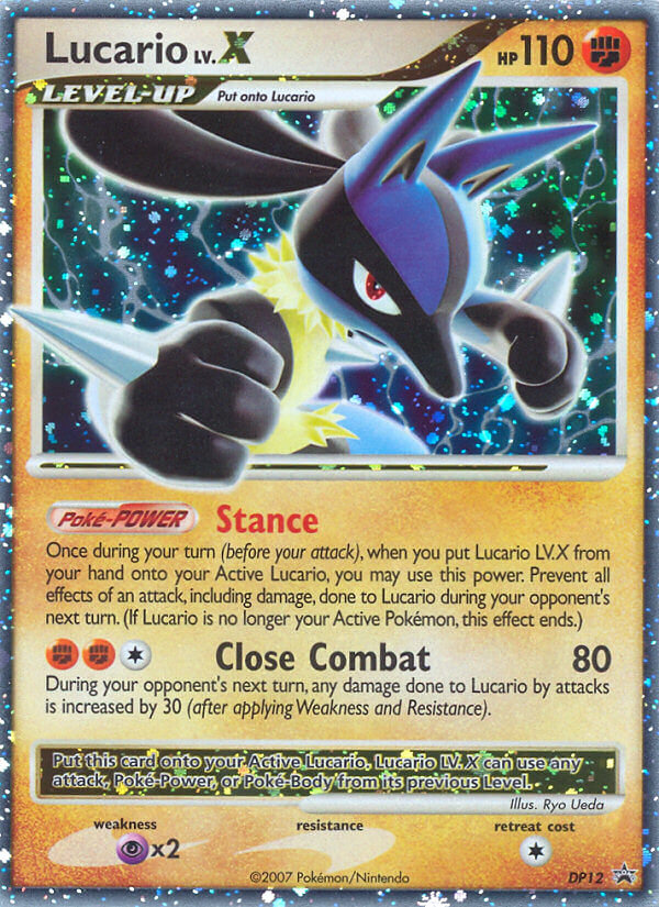 Lucario LV.X card