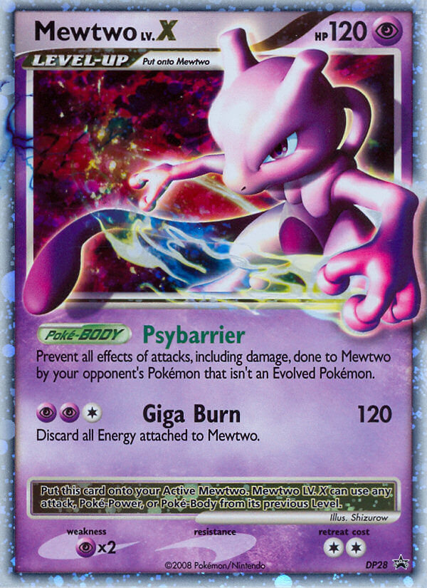 Mewtwo LV.X card