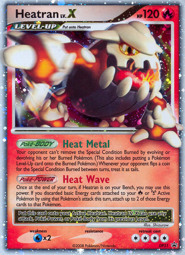 Heatran LV.X card