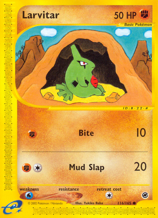 Larvitar card