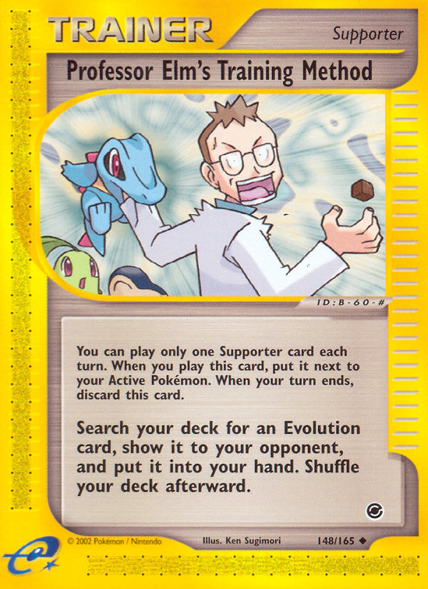 Professor Elm's Training Method card