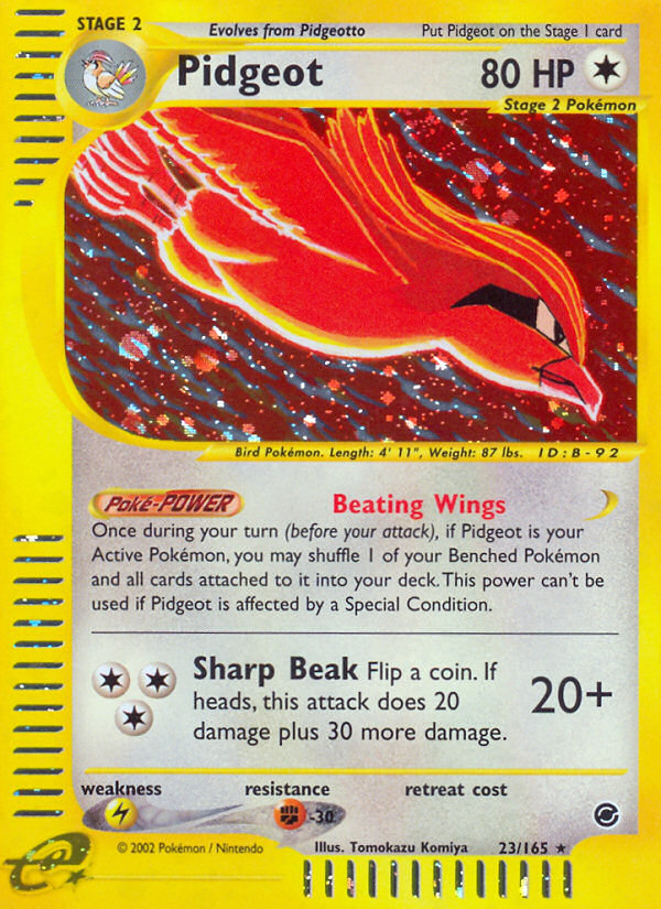 Pidgeot card