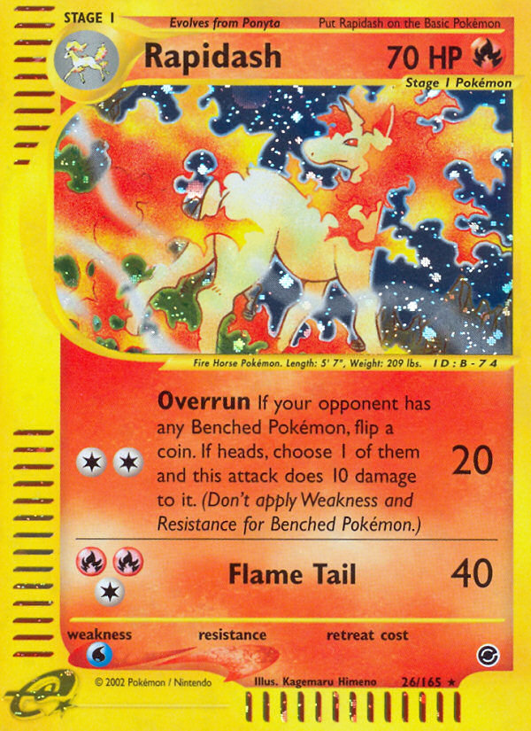 Rapidash card