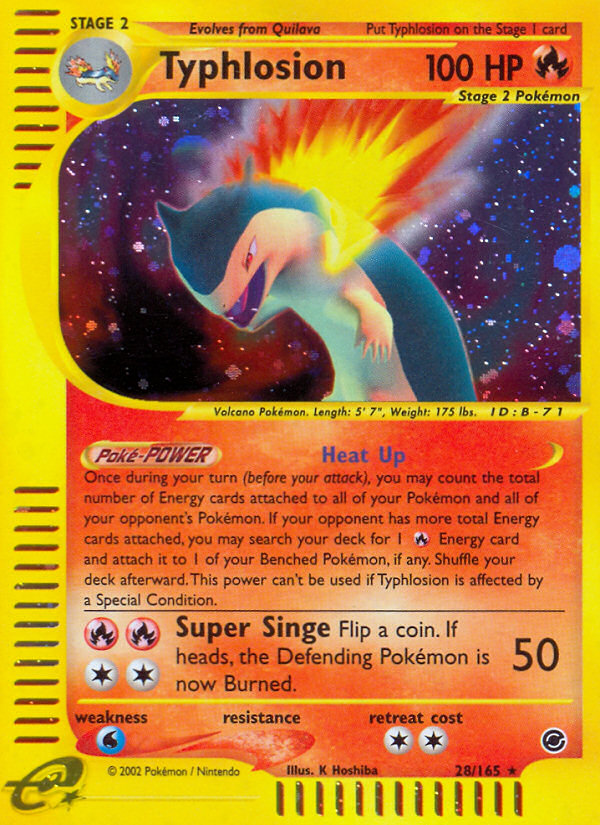 Typhlosion card