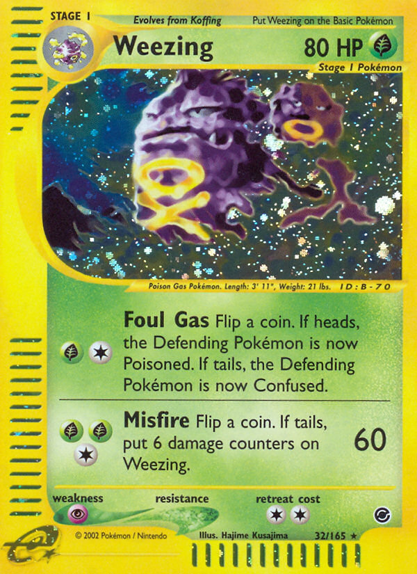 Weezing card