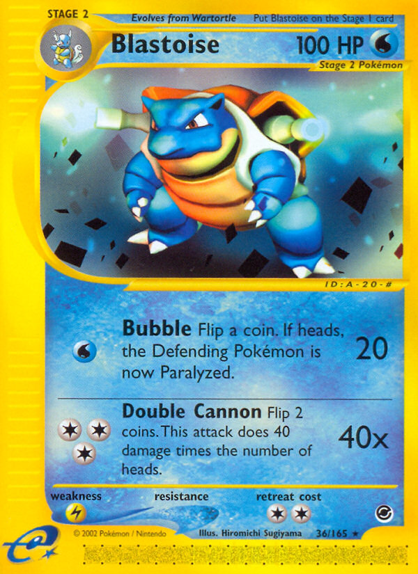 Blastoise card