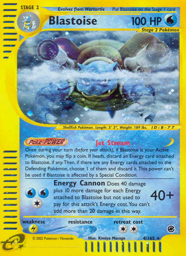 Blastoise card