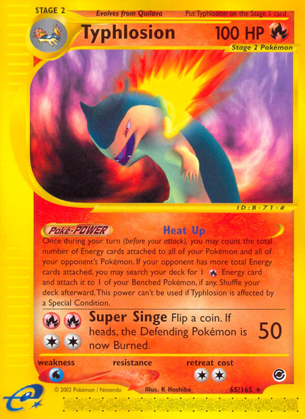 Typhlosion card