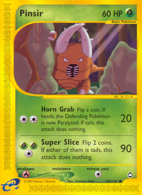 Pinsir card