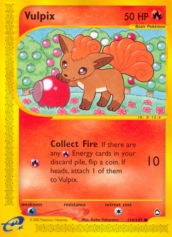 Vulpix card