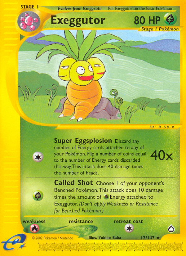 Exeggutor card