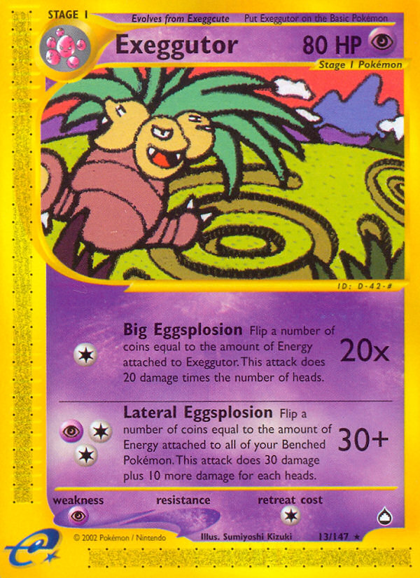 Exeggutor card