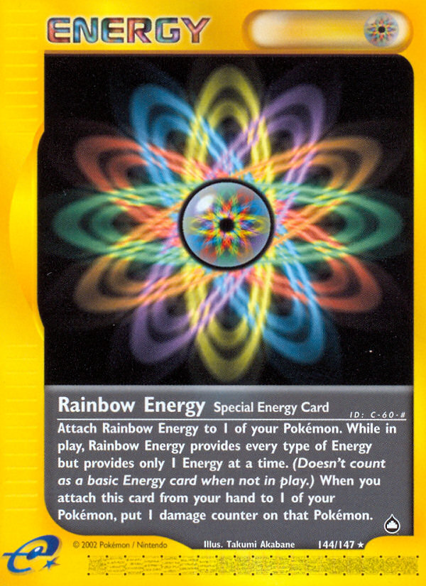 Rainbow Energy card