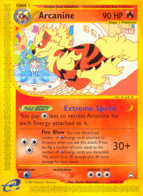 Arcanine card