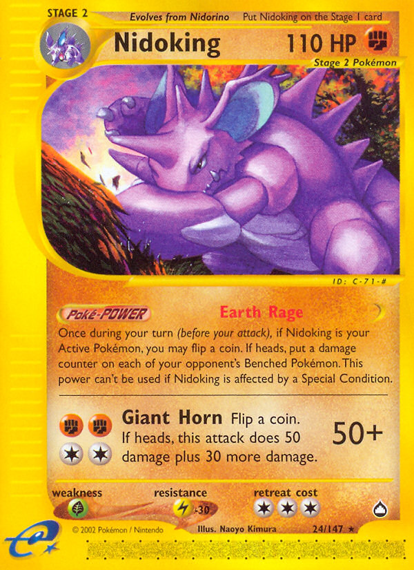 Nidoking card