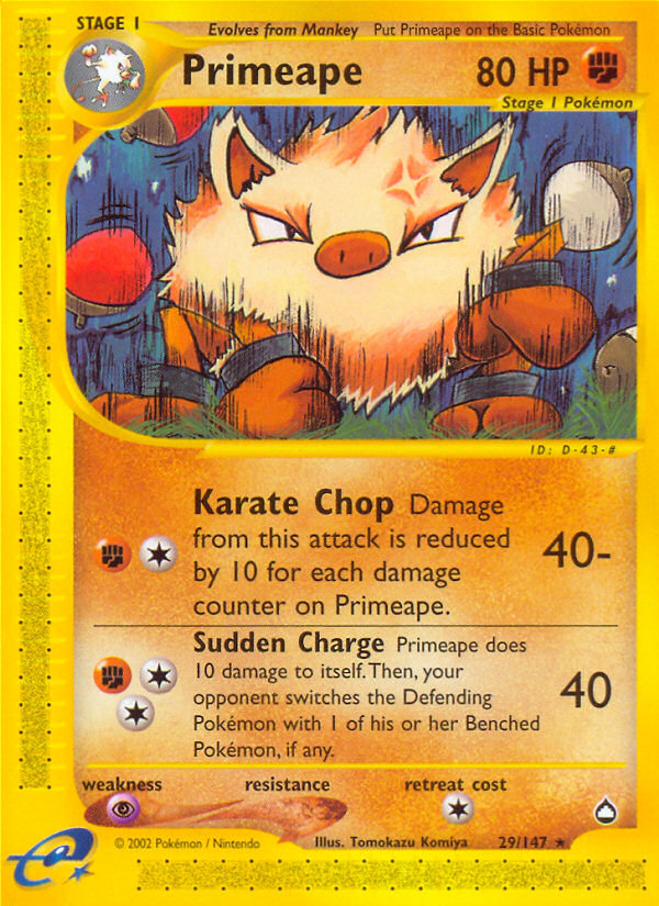 Primeape card