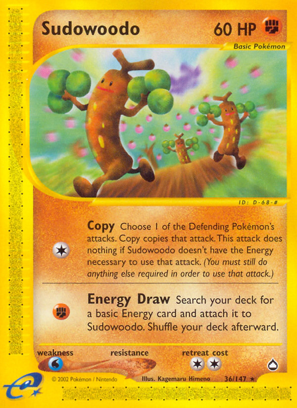 Sudowoodo card