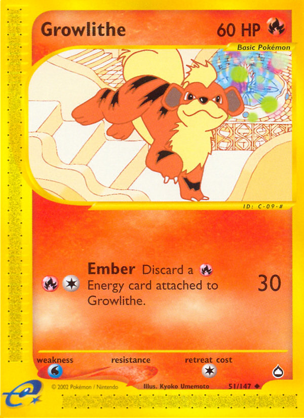 Growlithe card