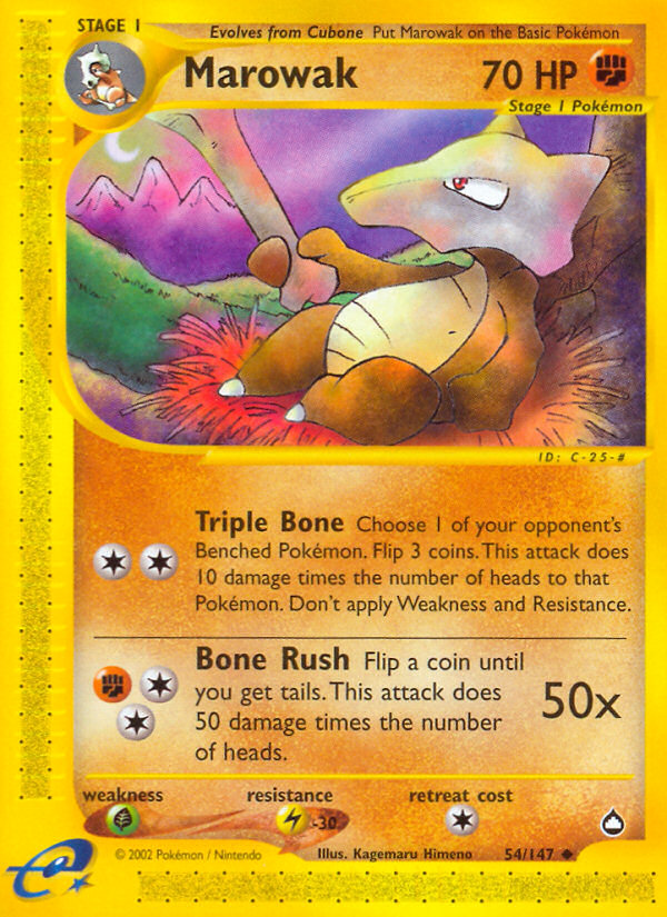 Marowak card