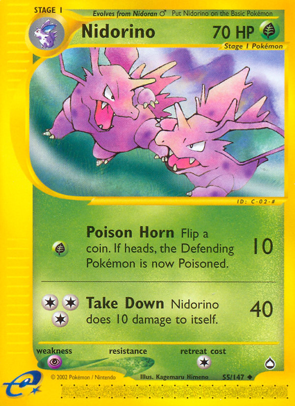 Nidorino card