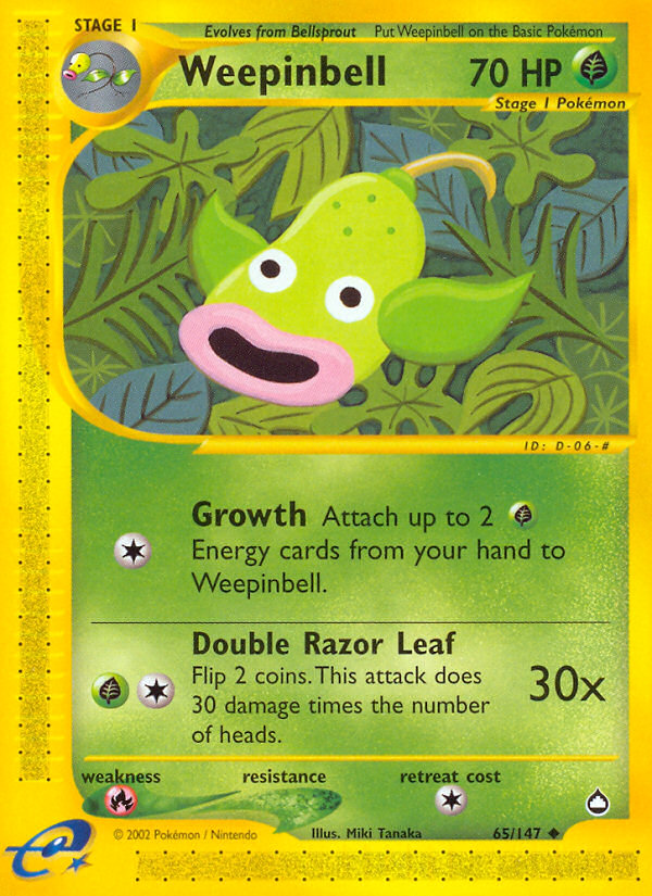 Weepinbell card