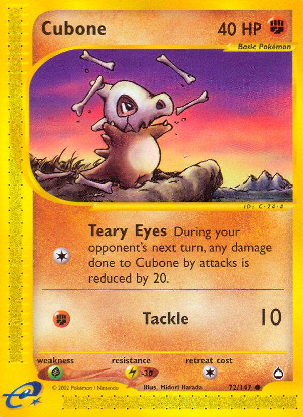 Cubone card