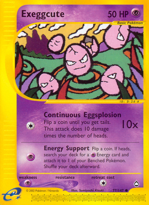 Exeggcute card