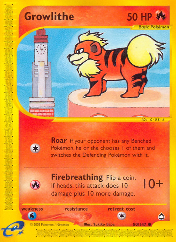 Growlithe card