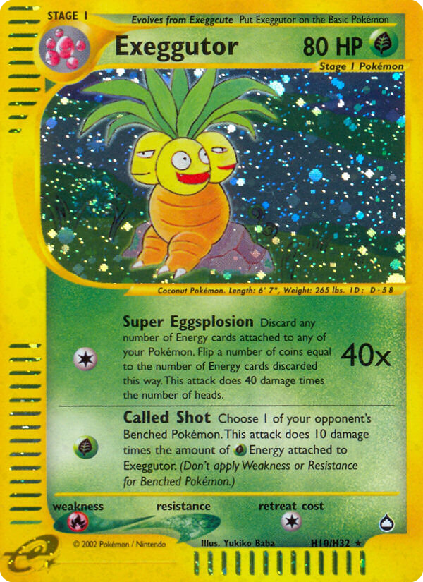 Exeggutor card