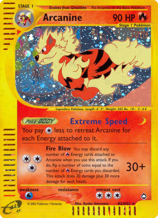 Arcanine card