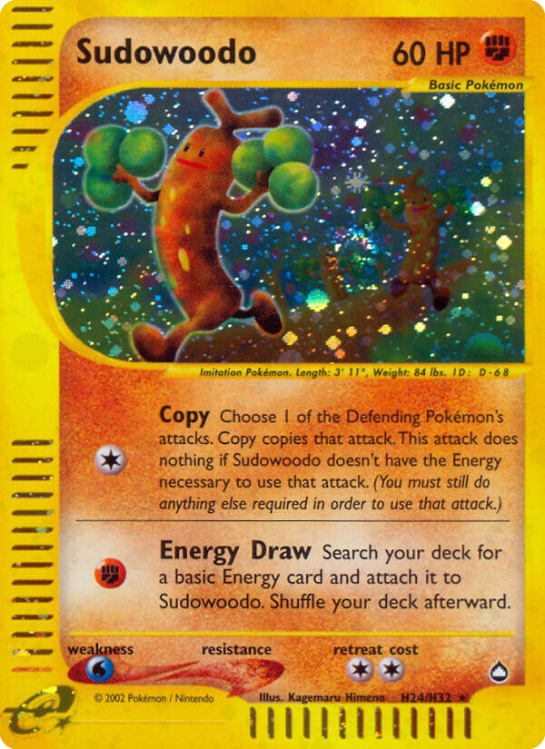 Sudowoodo card