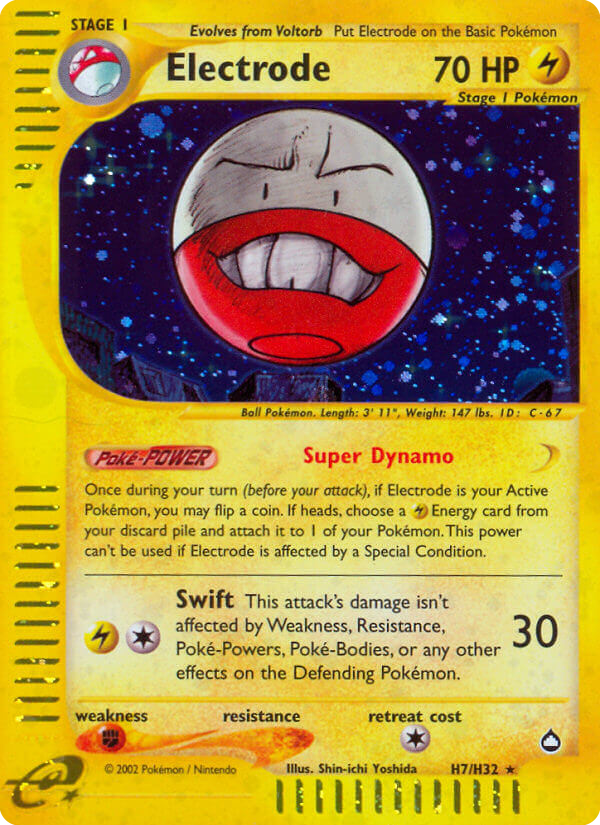 Electrode card