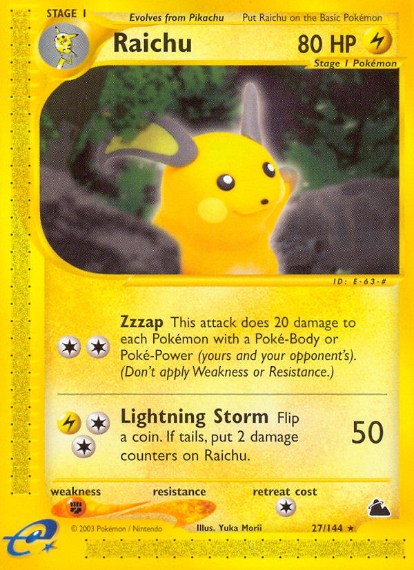 Raichu card