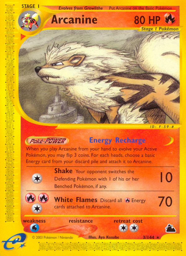 Arcanine card