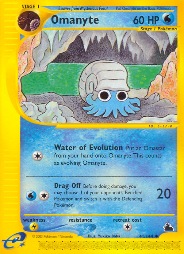 Omanyte card