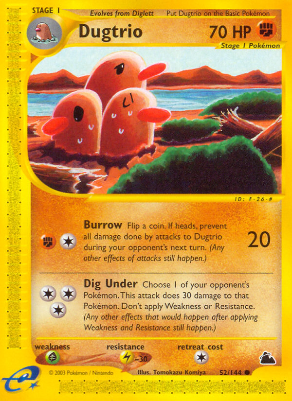 Dugtrio card