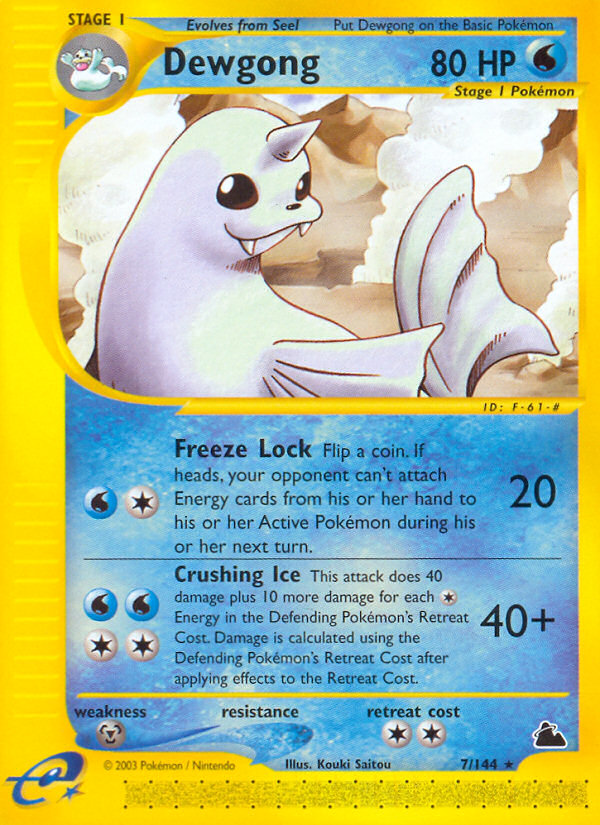 Dewgong card