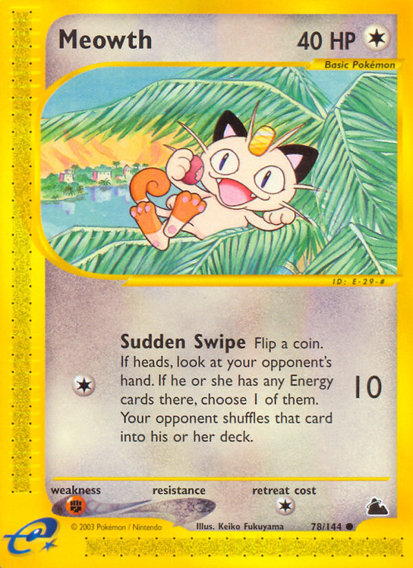 Meowth card