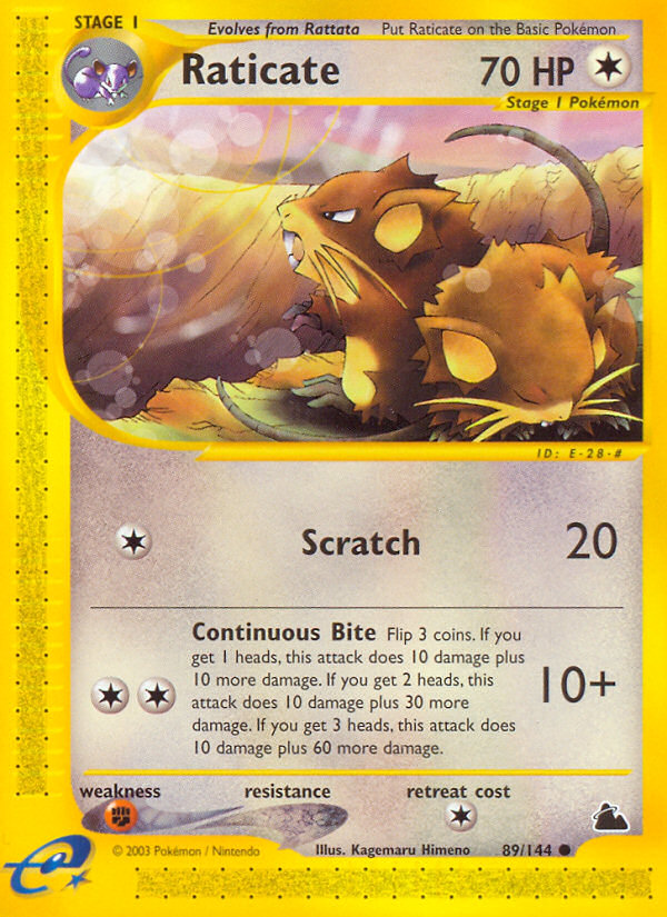 Raticate card