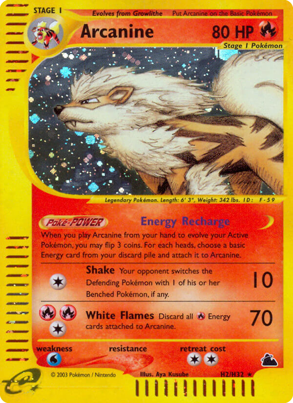 Arcanine card