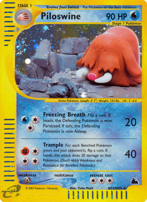 Piloswine card