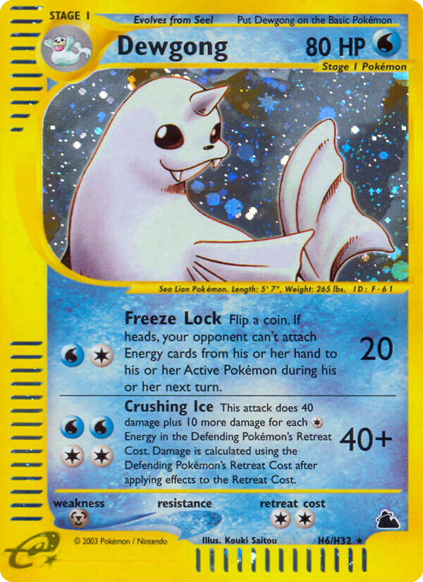 Dewgong card