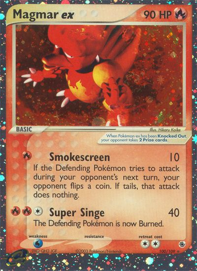 Magmar ex card