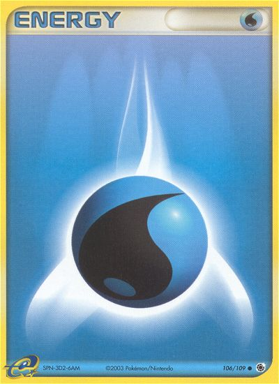 Water Energy card