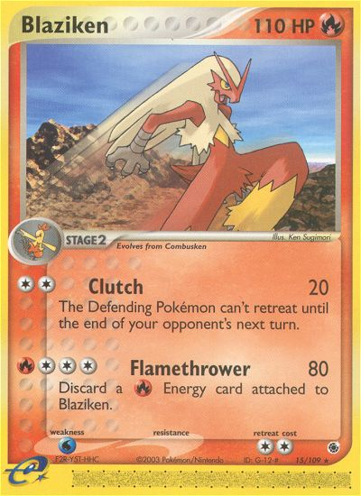 Blaziken card