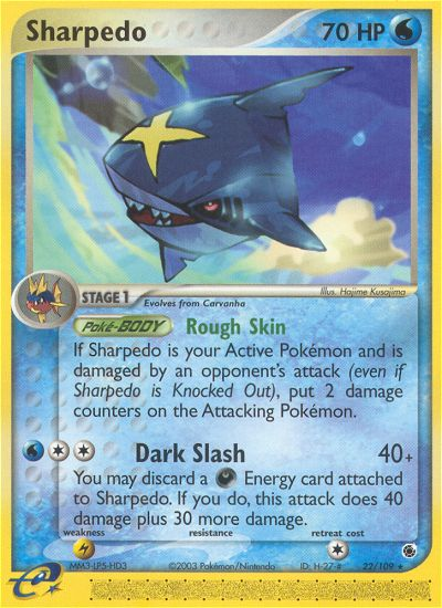 Sharpedo card