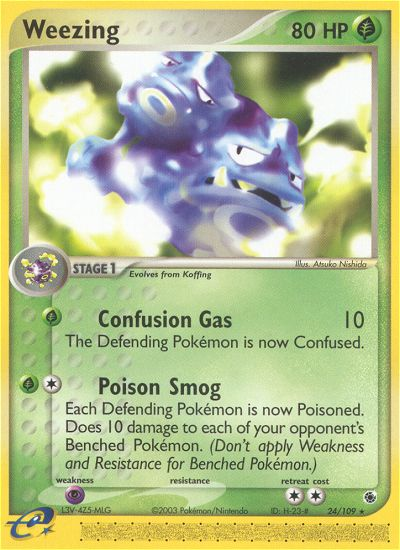 Weezing card