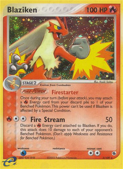 Blaziken card