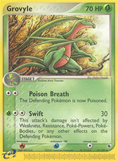 Grovyle card